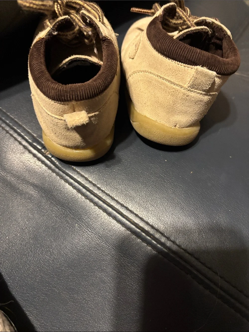 OshKosh B'gosh Tan Suede Baby Walker Shoes